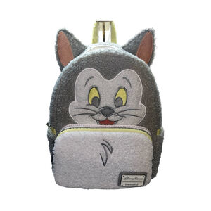 NWT Disney Parks Loungefly Figaro Cat Mini Backpack textured plush
